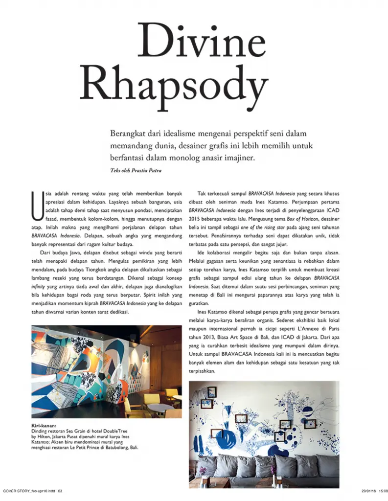 Atelier Seni Ines Katamso Divine Rhapsody